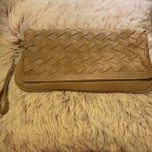 Beige Clutch/Wristlet